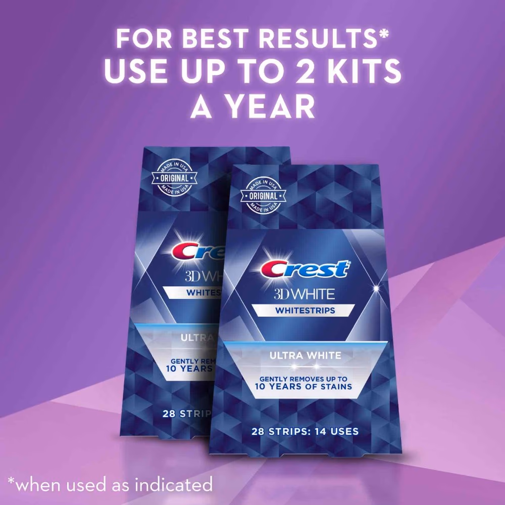 Crest 3D Ultra White Dental Whitening Kit 28S  5