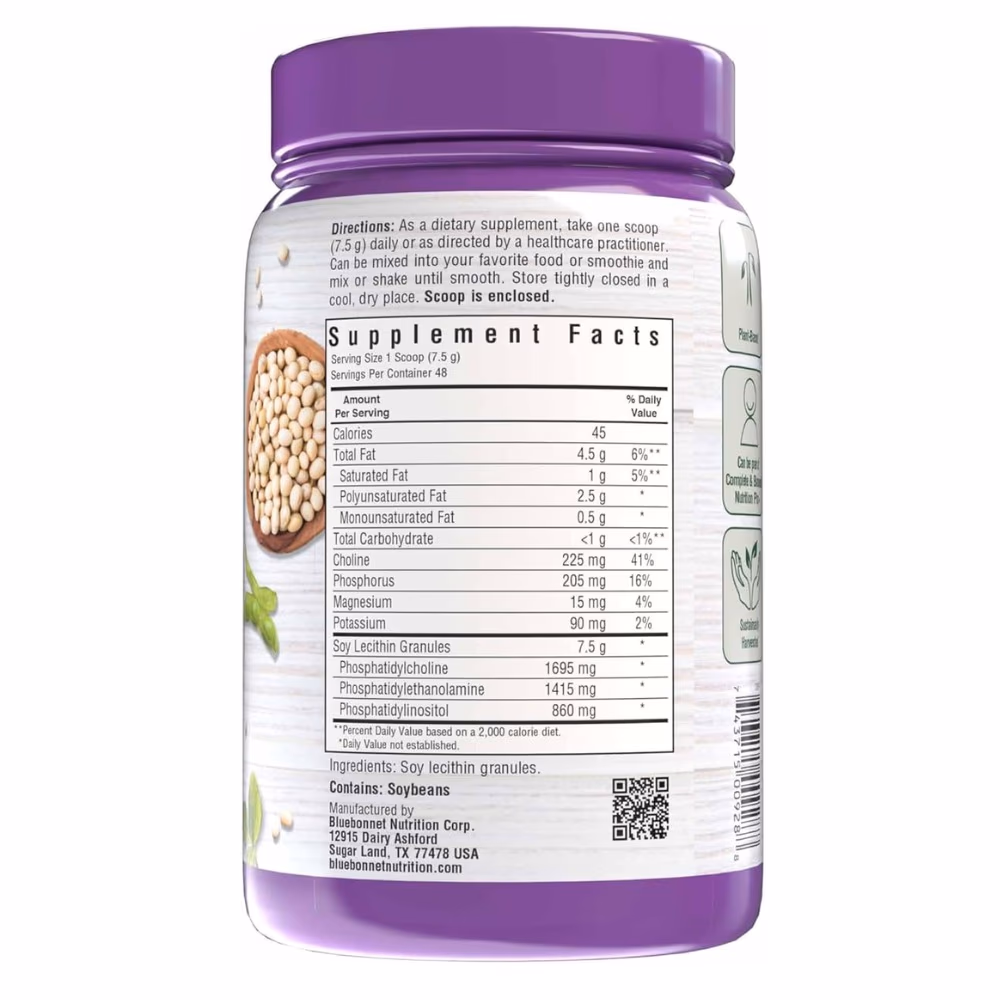 Bluebonnet Super Earth Lecithin Granules 360g 2