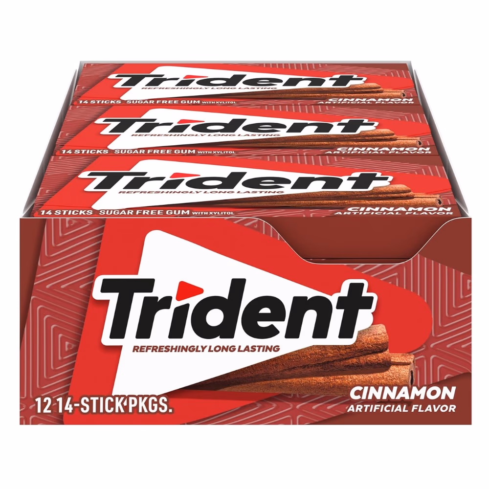 Trident Chewing Gum Cinnamon 14s  3