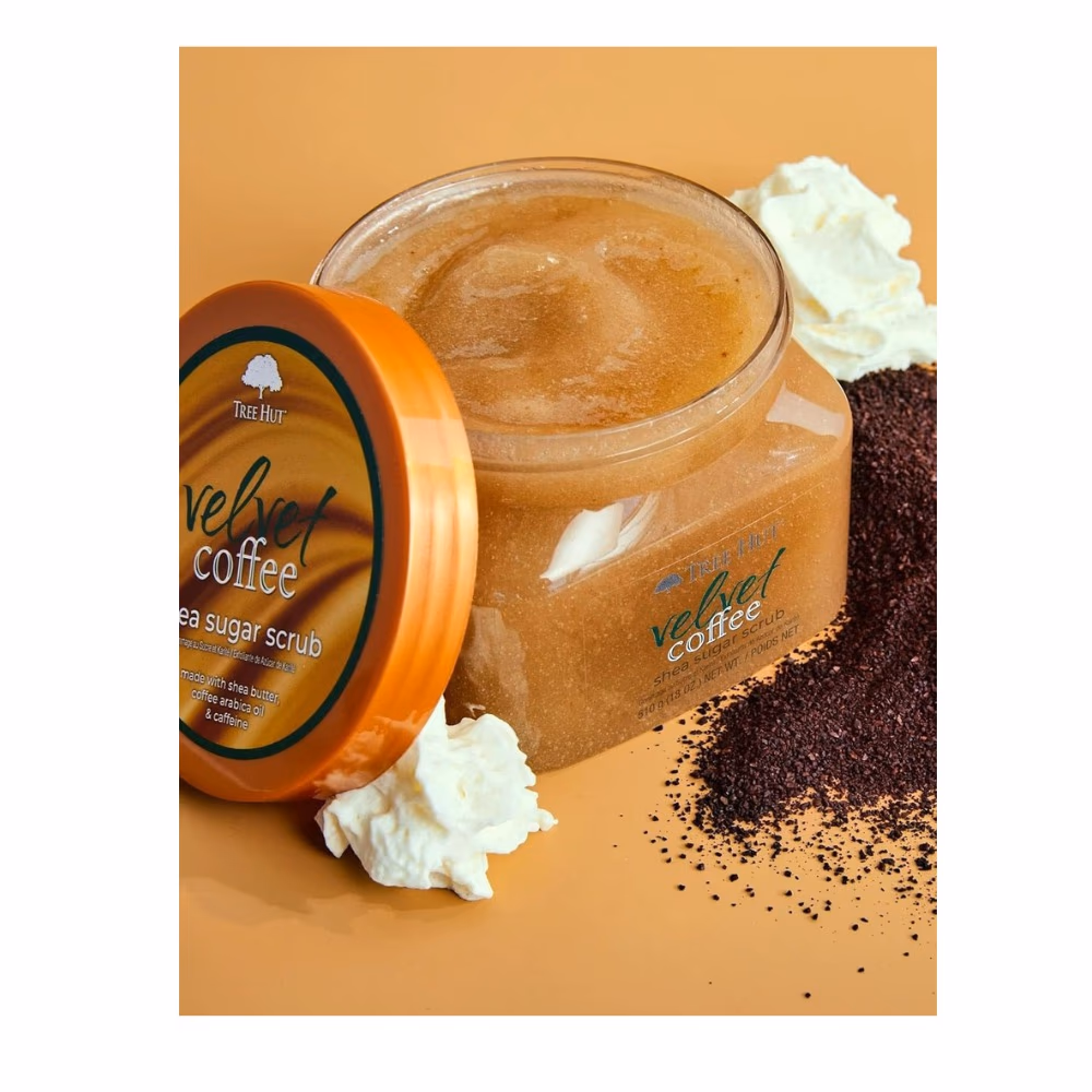 Tree Hut Shea Sugar Scrub Velvet Coffee 510g  3