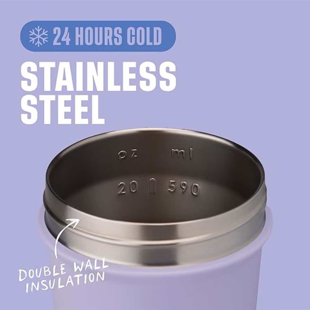 Blender Bottle Strada Steel Lavender 25oz 3