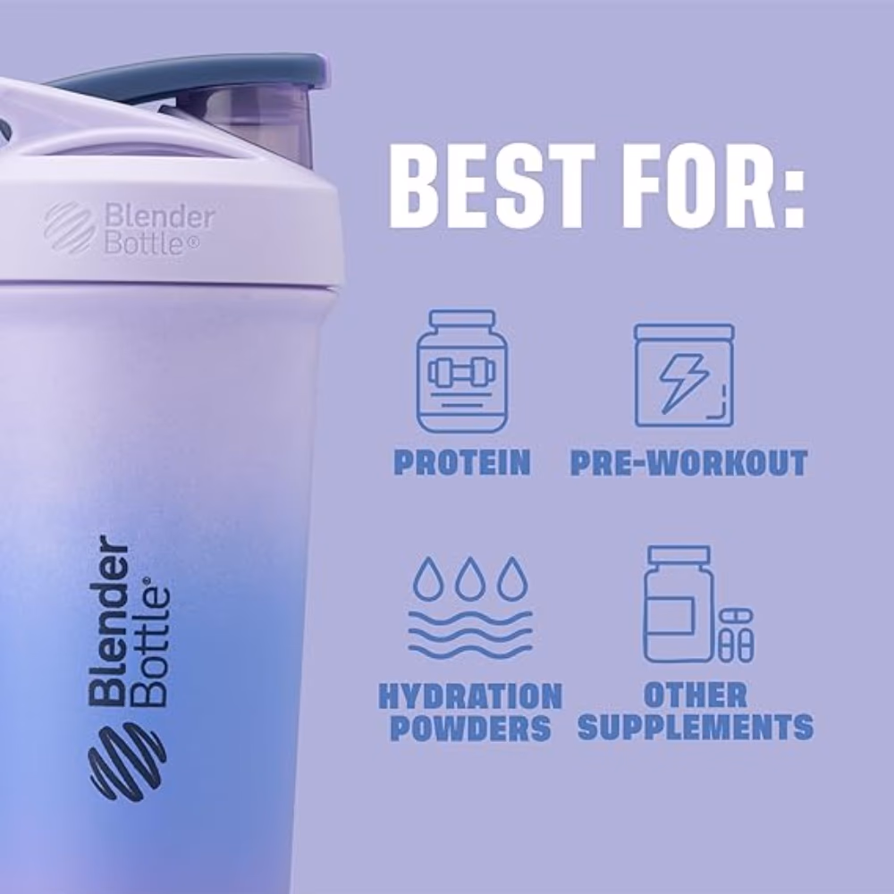 Blender Bottle Strada Steel Lavender 25oz 4