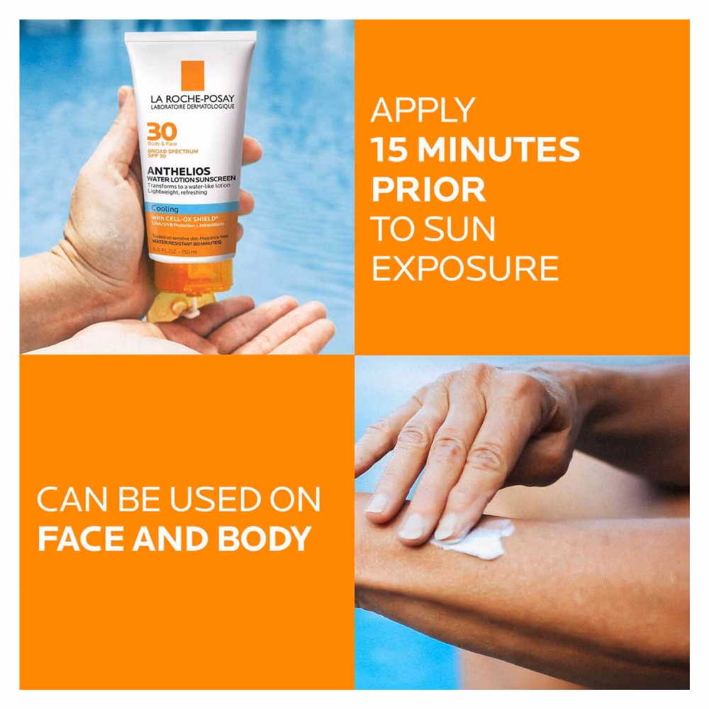 La Roche-Posay Anthelios Cooling Water Sunscreen Lotion SPF 30 150ml 2