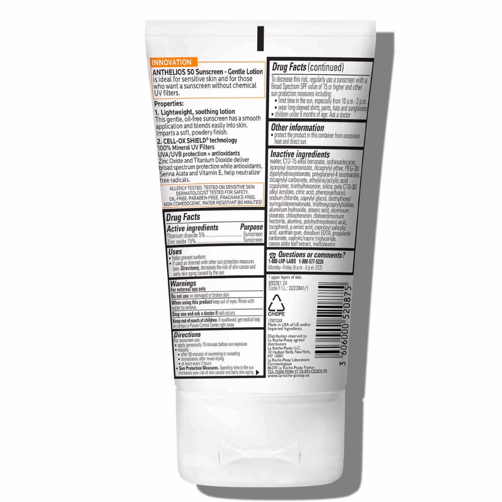 La Roche-Posay Anthelios Mineral Sunscreen SPF 50 (120ml) – Broad-Spectrum UV Protection for Sensitive Skin 2