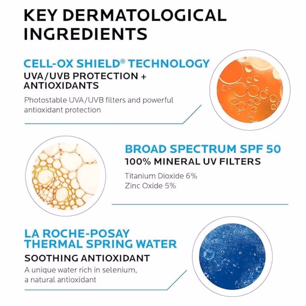 La Roche-Posay Anthelios SPF 50+ Mineral Sunscreen Cream 50ml  4