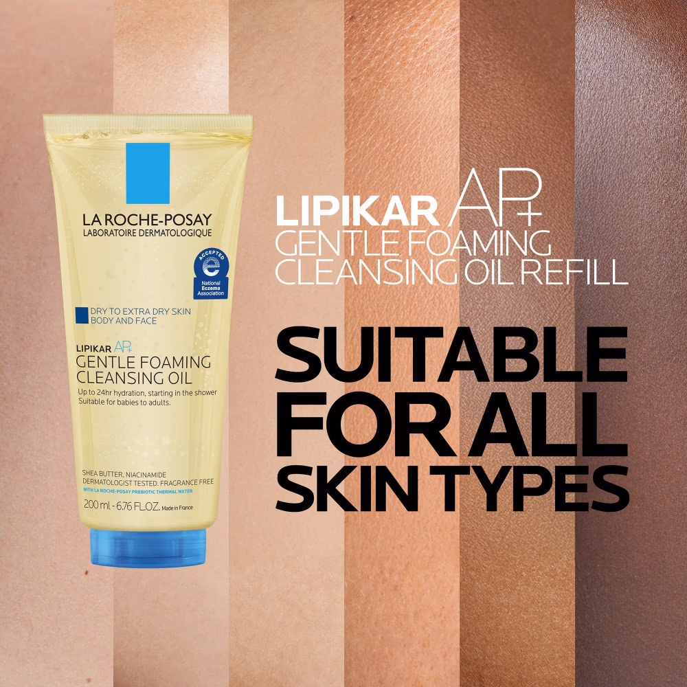 La Roche-Posay Lipikar AP+ Cleansing Oil 100ml 4
