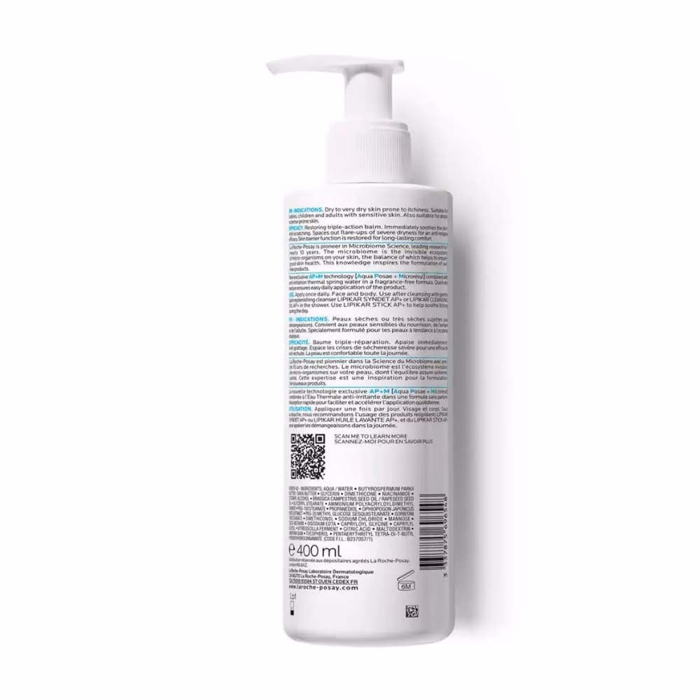 La Roche-Posay Lipikar Baume AP+M (400ml) 4