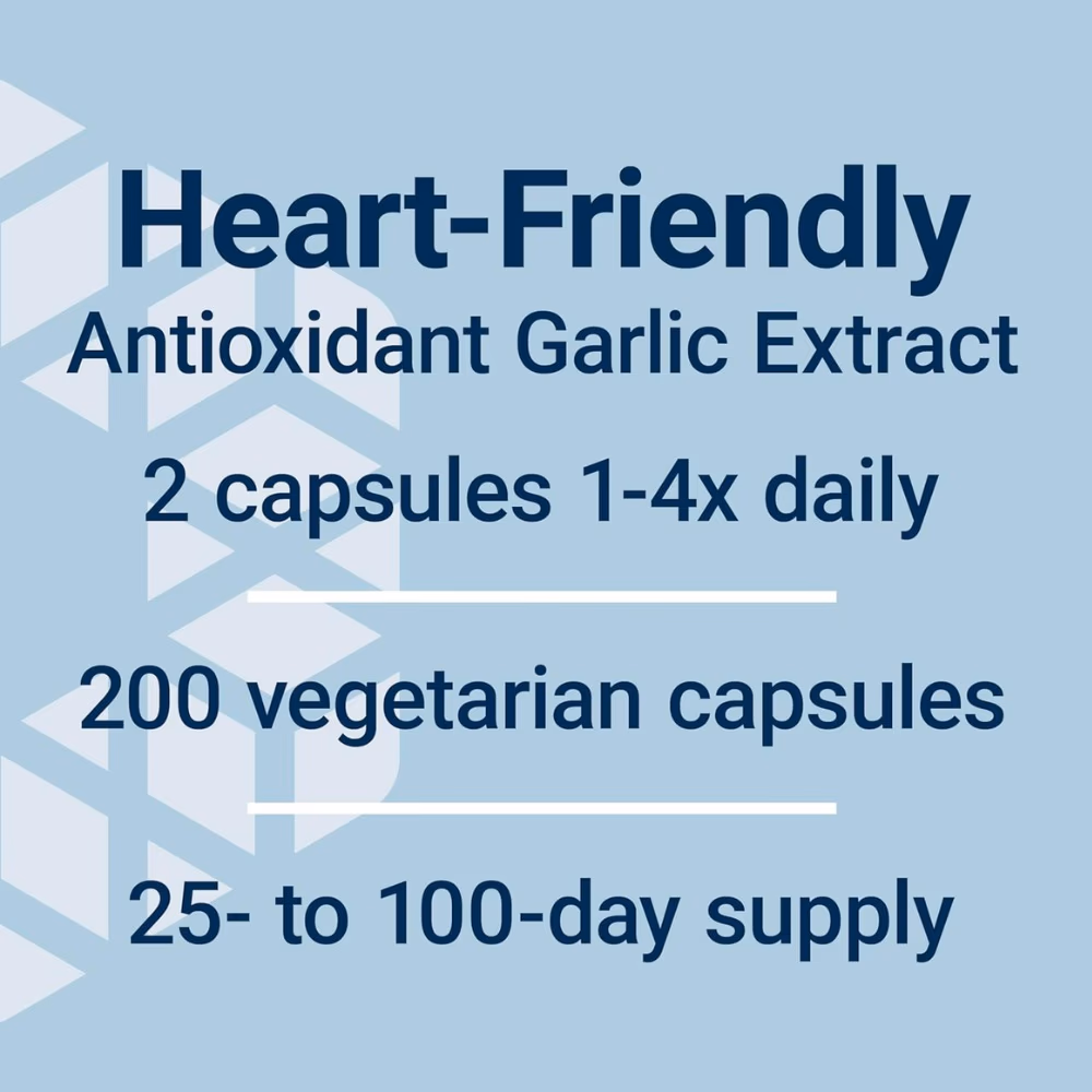 Life Extension Optimized Garlic 200 Vegetarian Capsules 3