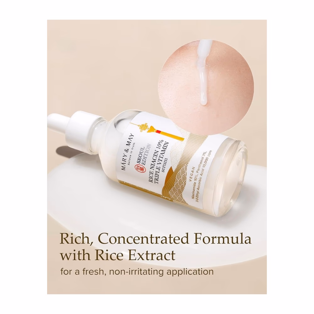 Mary & May Rice Niacin 10% Triple Vitamin Serum (80 ml) 3