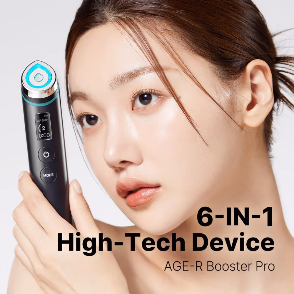 Medicube Age-R Booster Pro 6-in-1 Real Glass Glow Device (Black) 2