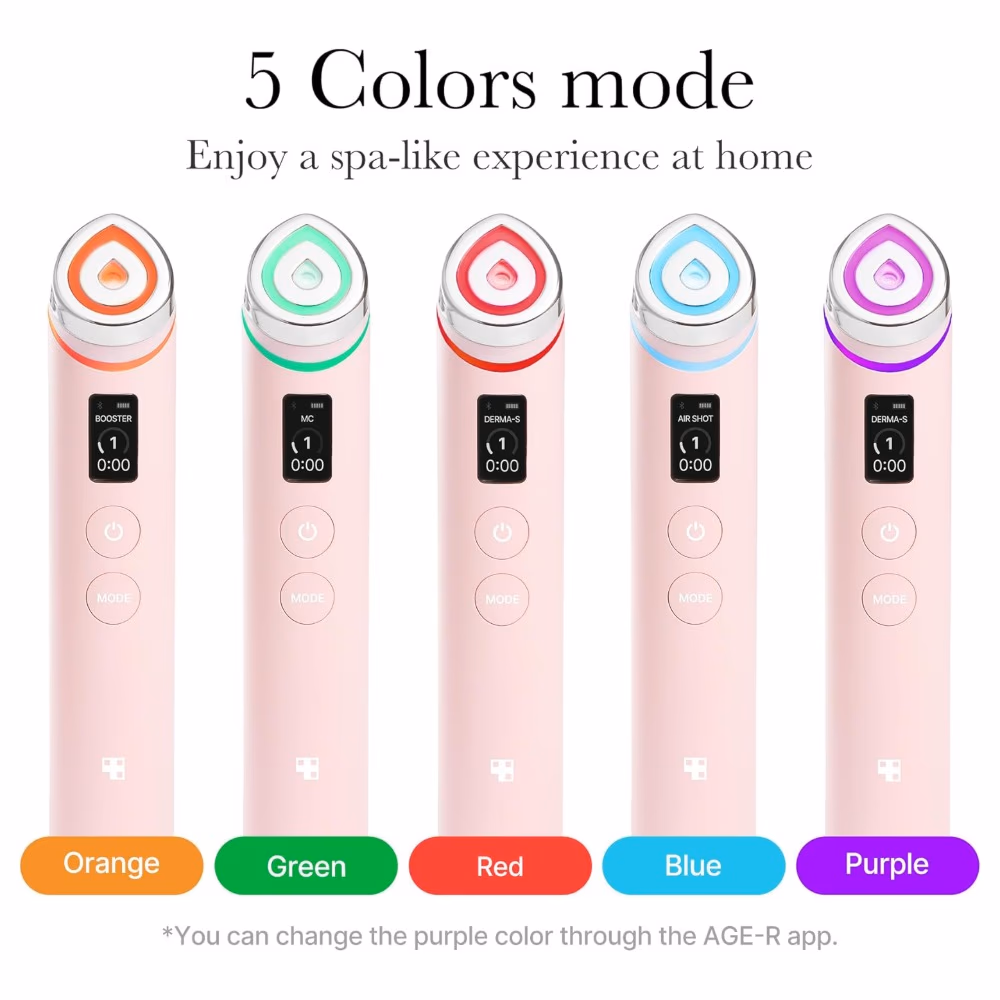 Medicube Age-R Booster Pro 6-in-1 Real Glass Glow Device (Pink) 2