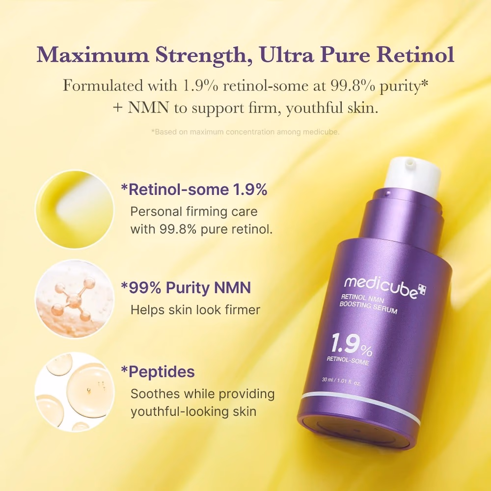 Medicube 1.9 Percentage Retinol NMN Boosting Serum 30ml 3