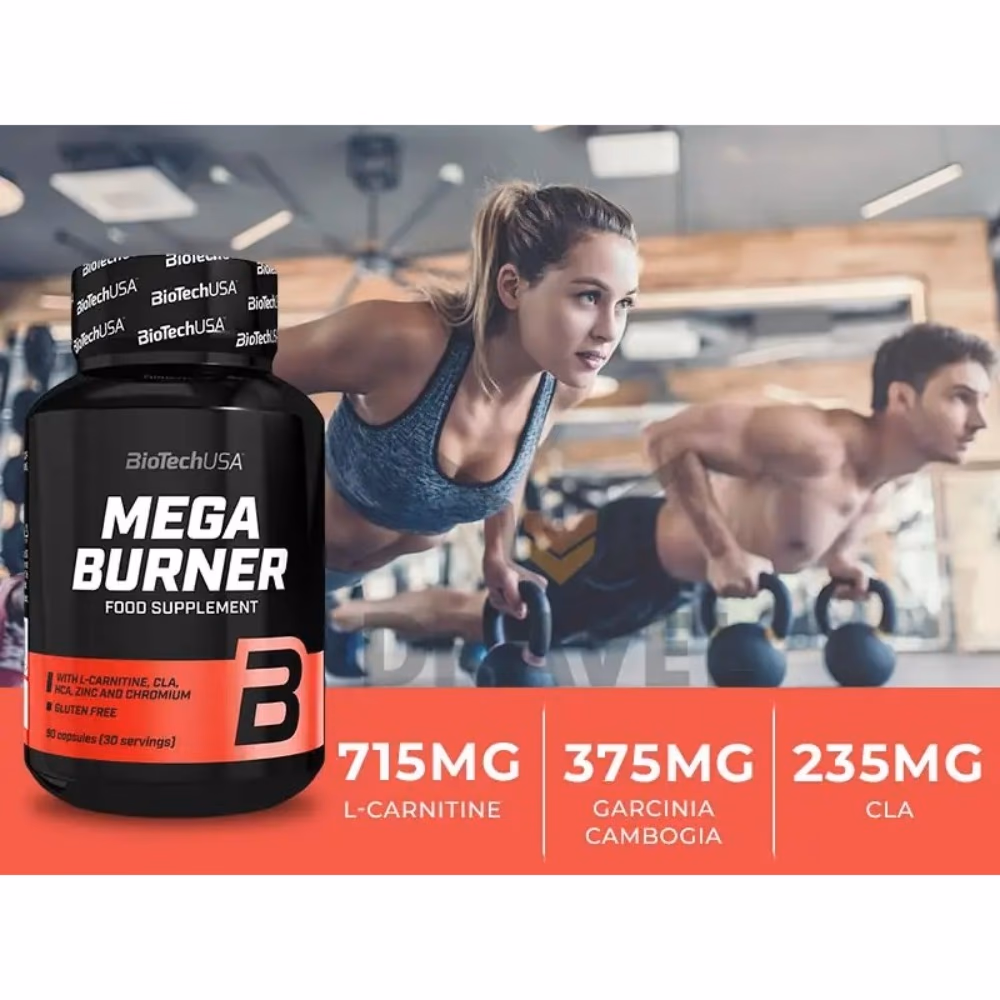 BioTechUSA Mega Burner 90 Capsules: Thermogenic Formula for Weight Management & Fat Metabolism 4