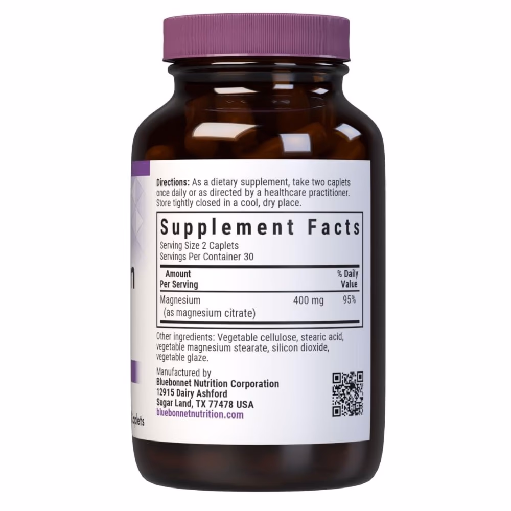 Bluebonnet Magnesium Citrate 60 Caps 2