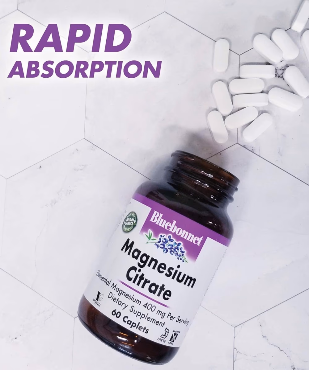 Bluebonnet Magnesium Citrate 60 Caps 3