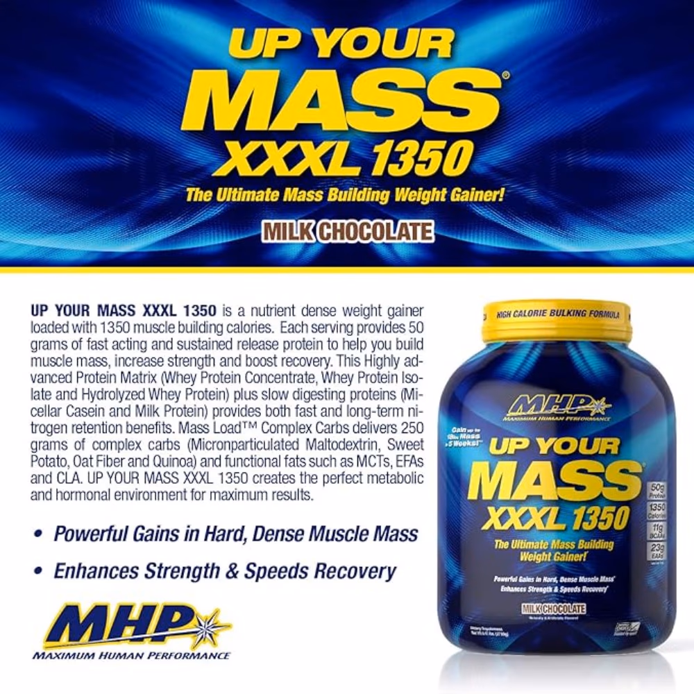 MHP Up Your Mass XXXL 1350 Milk Chocolate 2780g 2