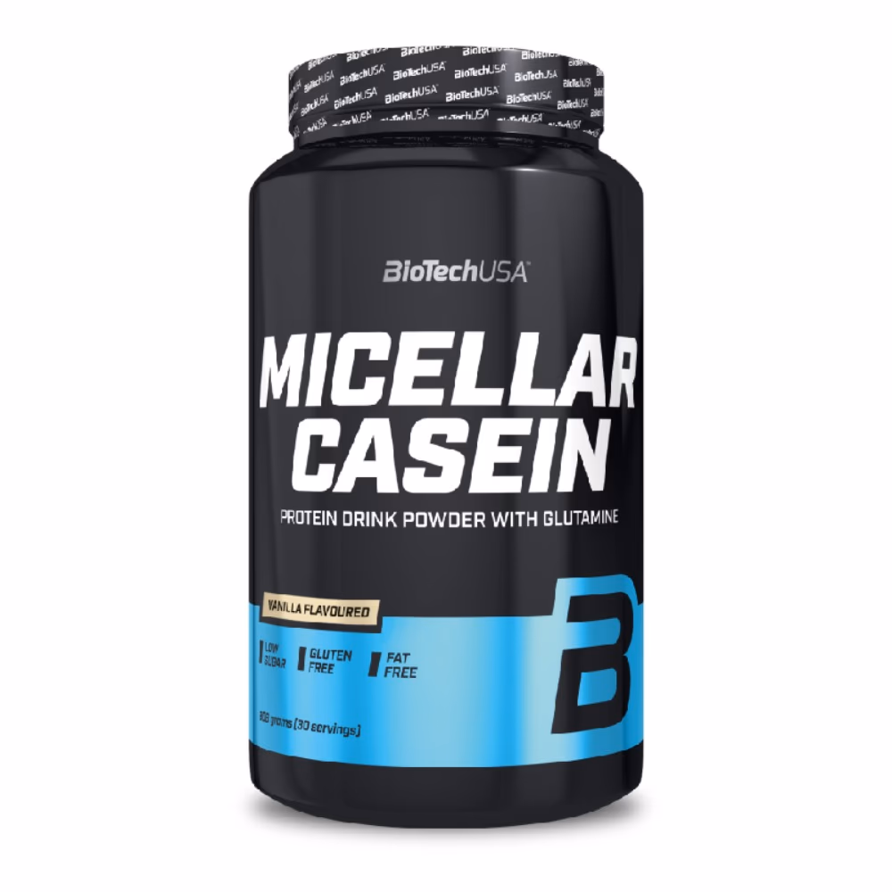 BioTechUSA Micellar Casein Vanilla 908g: Slow-Release Protein for Nighttime Muscle Recovery 2