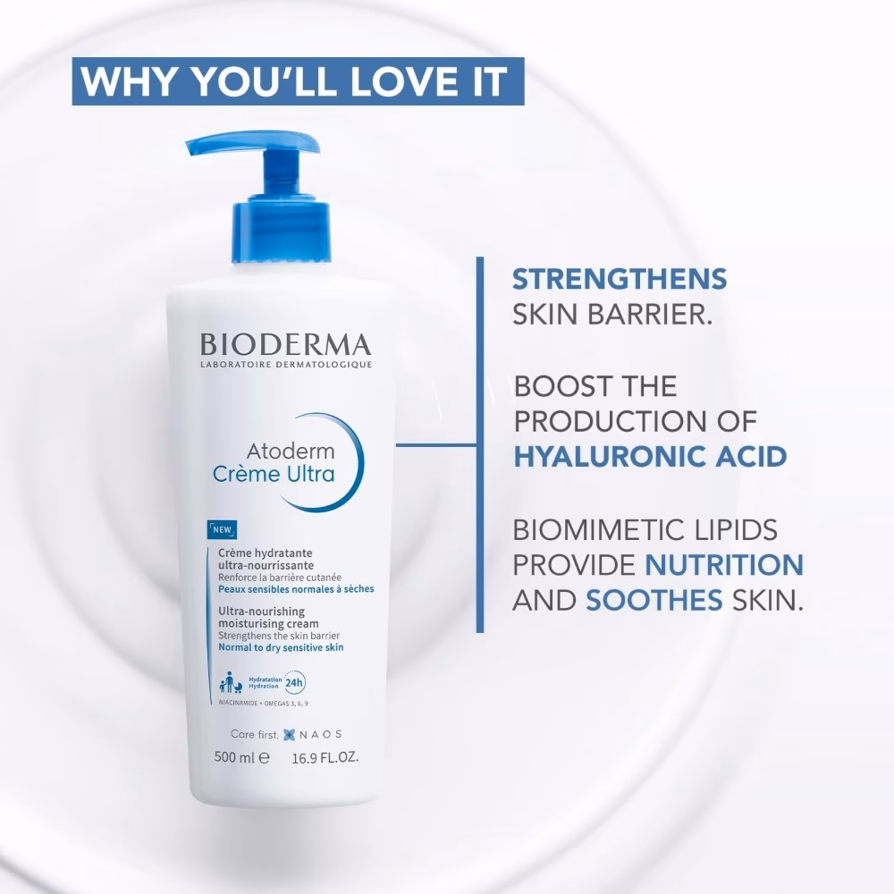 Bioderma Atoderm Ultra Nourishing Cream 500ml 5
