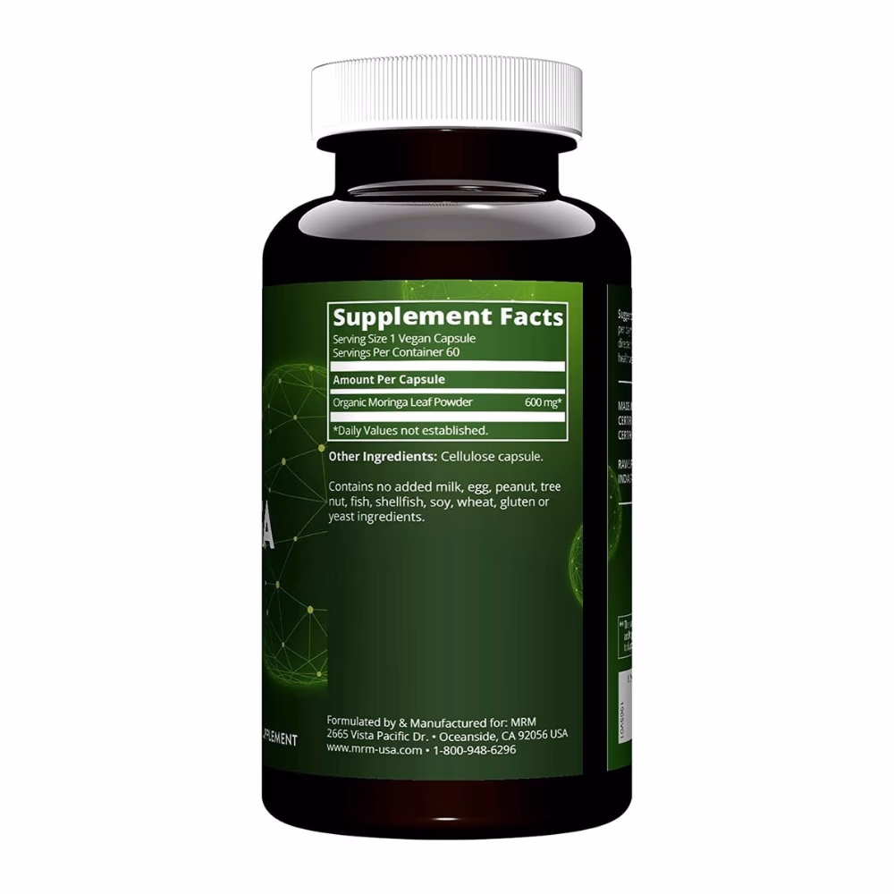 MRM Nutrition Moringa Leaf 60 Vegan Capsules 2