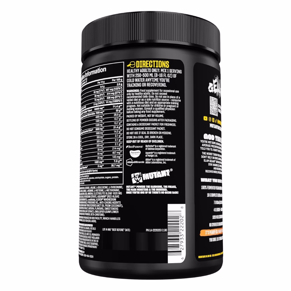 Mutant GEAAR EAA Peach Mango 400g 2