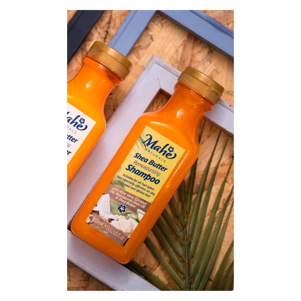 Mahe Shea Butter Remoisturising Shampoo (400ml) 2