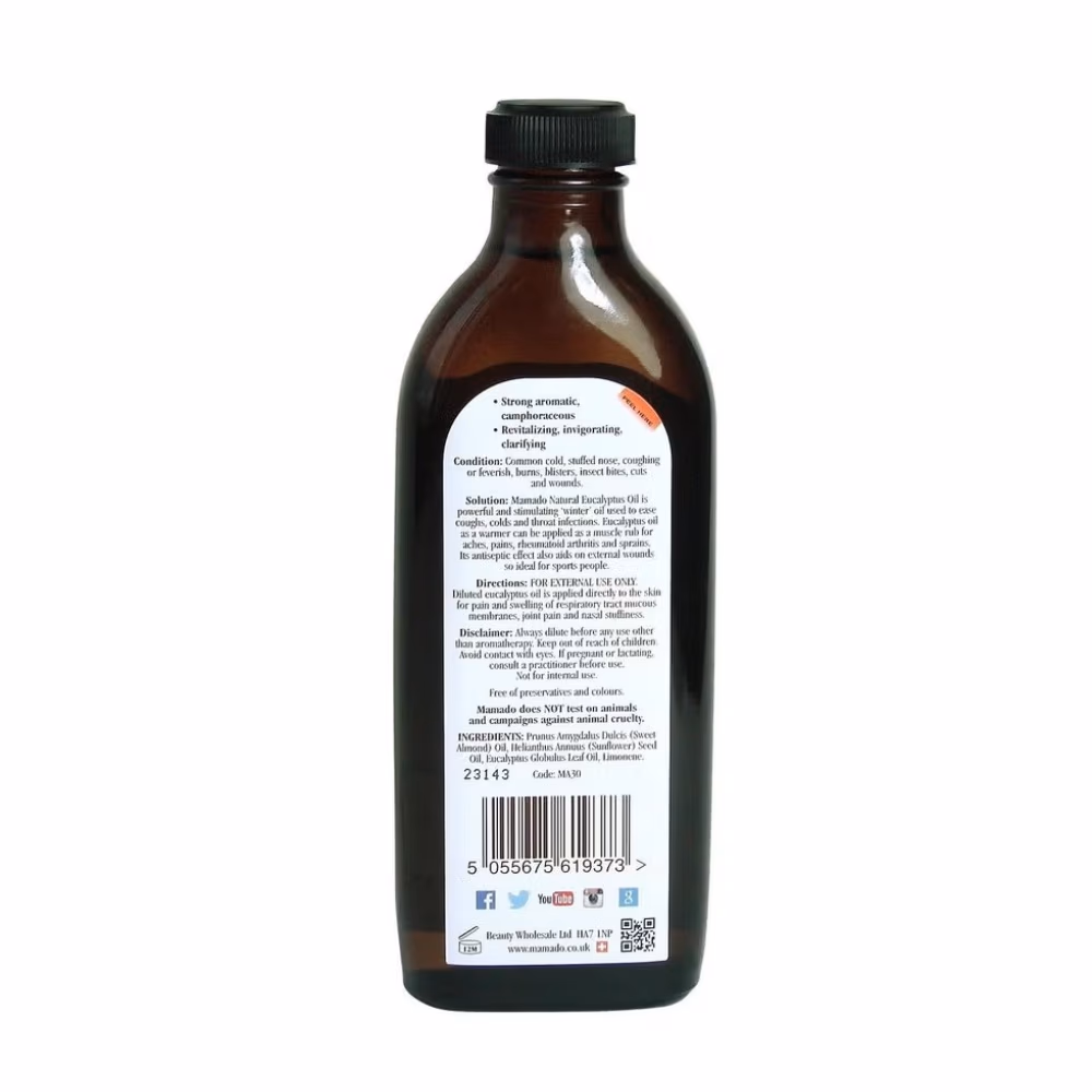 Mamado Natural Eucalyptus Oil (150ml) 2