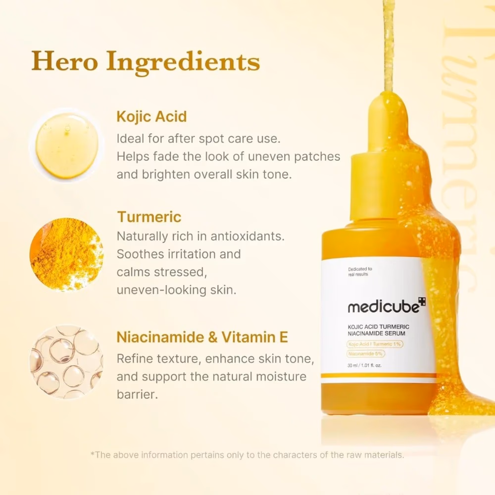 Medicube Kojic Turmeric Niacinamide Serum 30ml 4