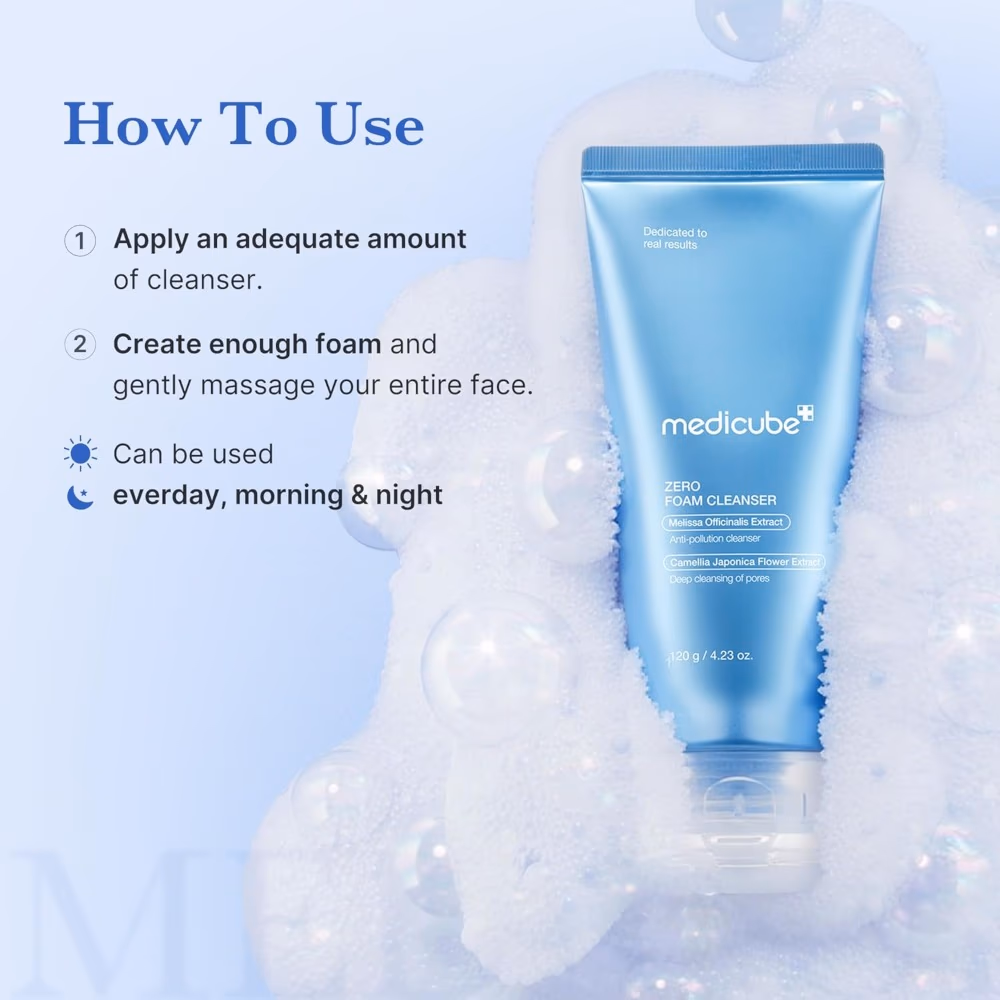 Medicube Zero Foam Cleanser - 120gm 4