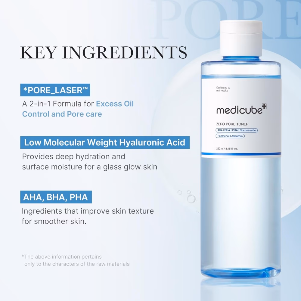 Medicube Zero Pore Toner 250ml 5
