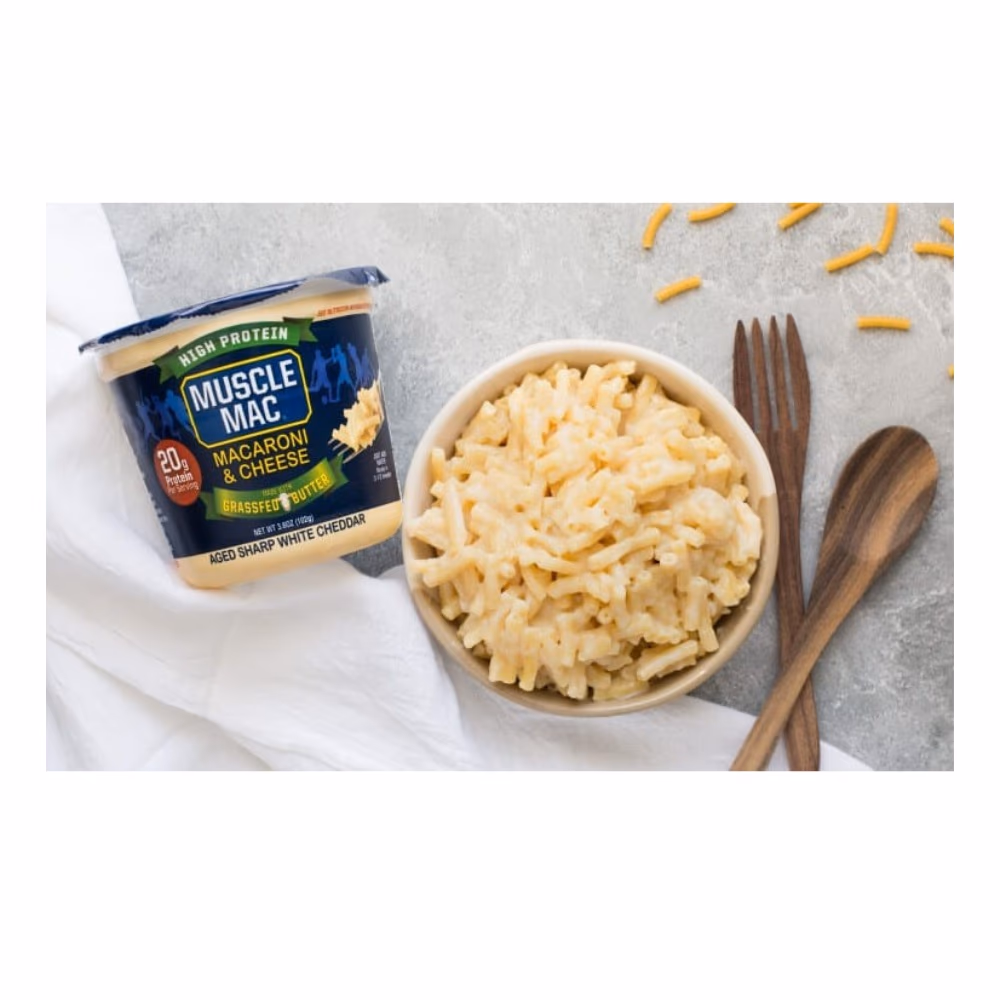 Muscle Mac Macaroni & Cheese White Cheddar 102g 2