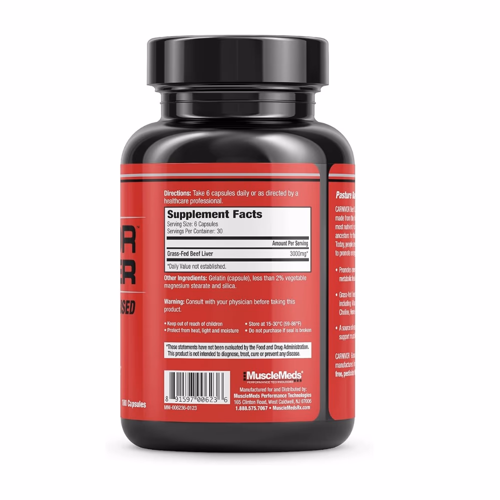MuscleMeds Carnivor Beef Liver 180s 2