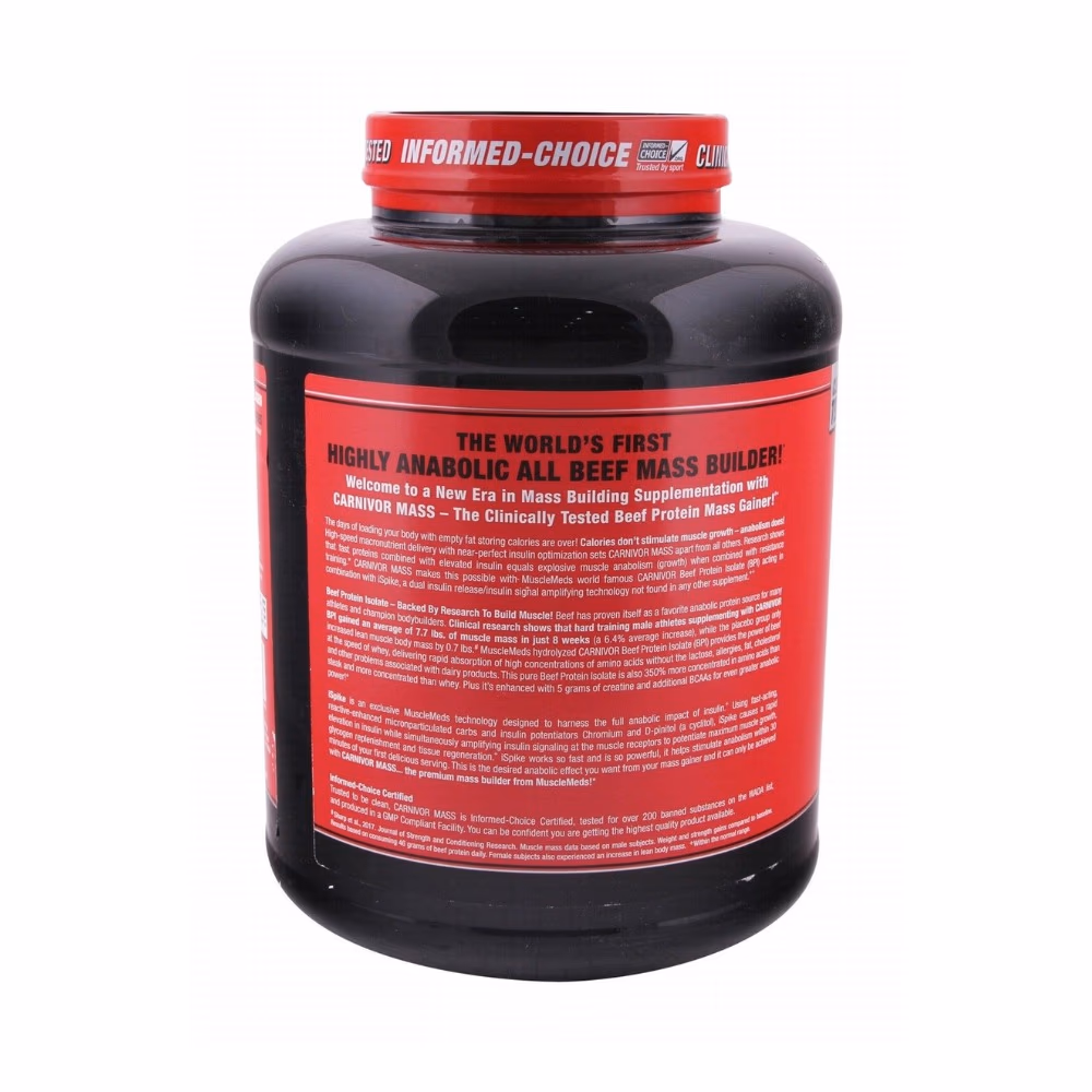 MuscleMeds Carnivor Mass – Vanilla Caramel 5.6lb 3
