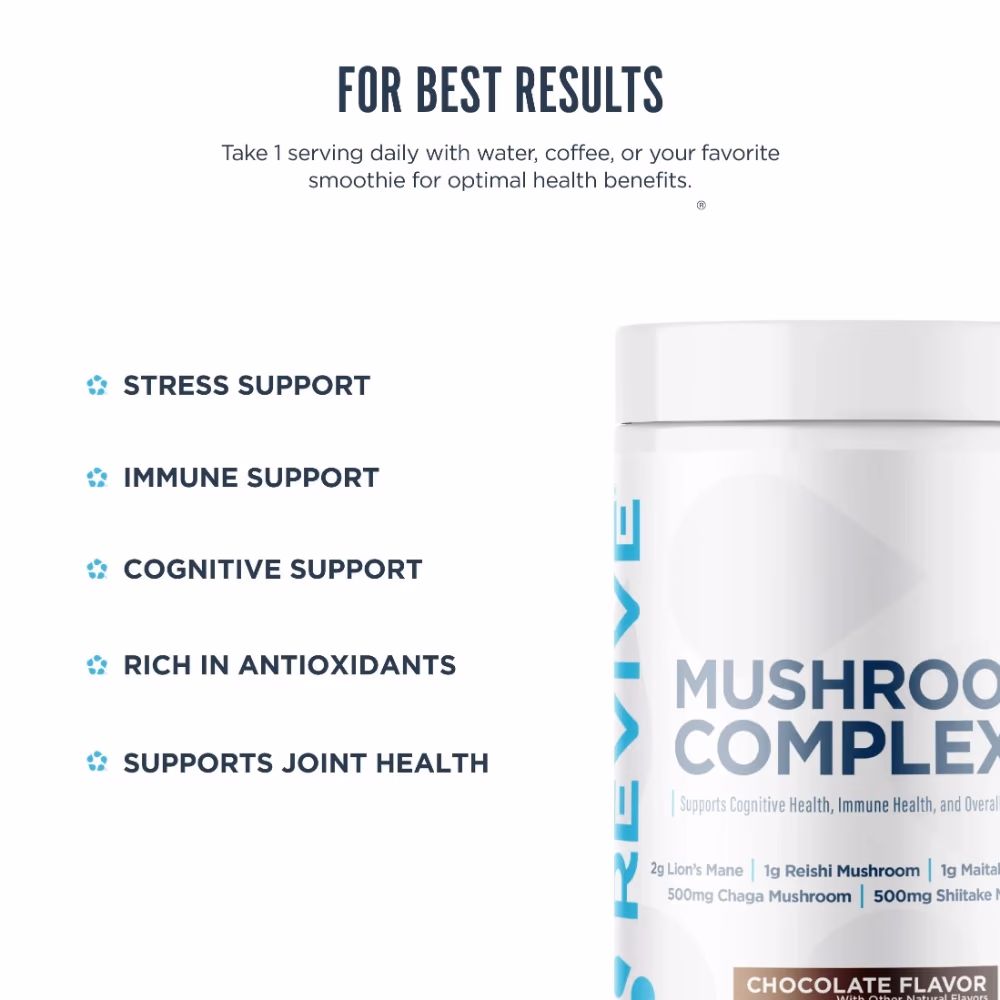 Revive Mushroom Complex Chocolate Flavor - 345g 4