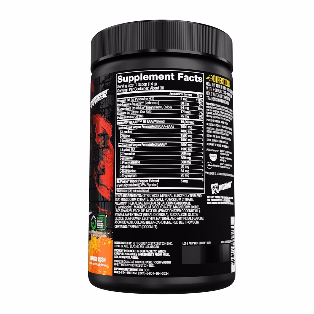 Mutant GEAAR EAA Orange Rush 400g 2