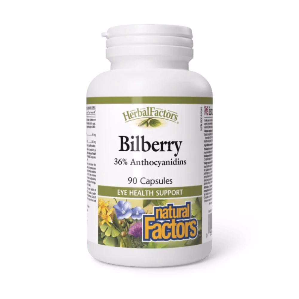 Natural Factors Bilberry 90s 2