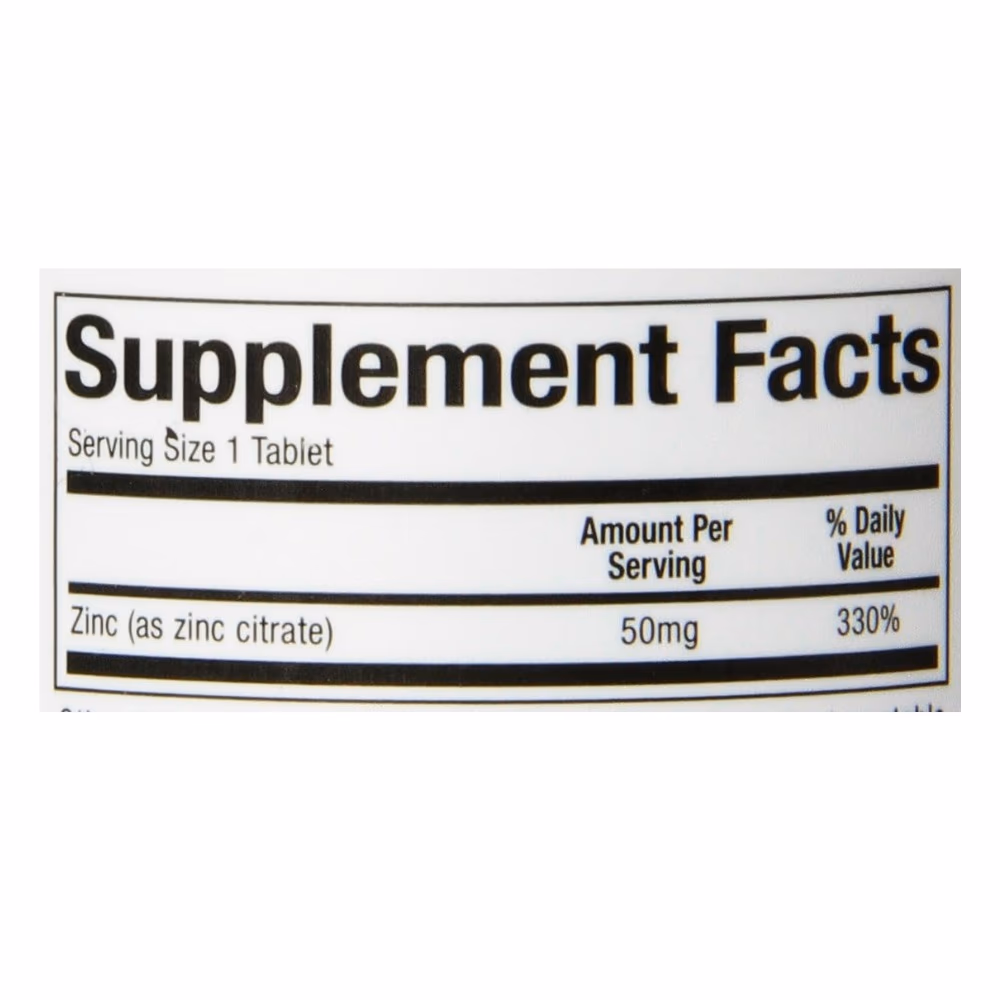 Natural Factors Zinc Citrate 50mg 90s 3