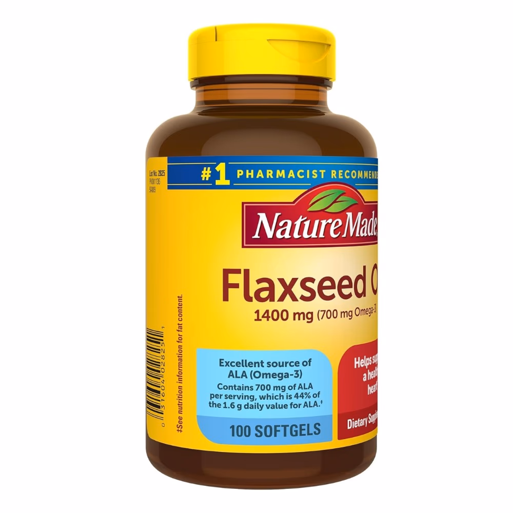 Nature Made Flaxseed Oil 1400mg Gel 100s 2