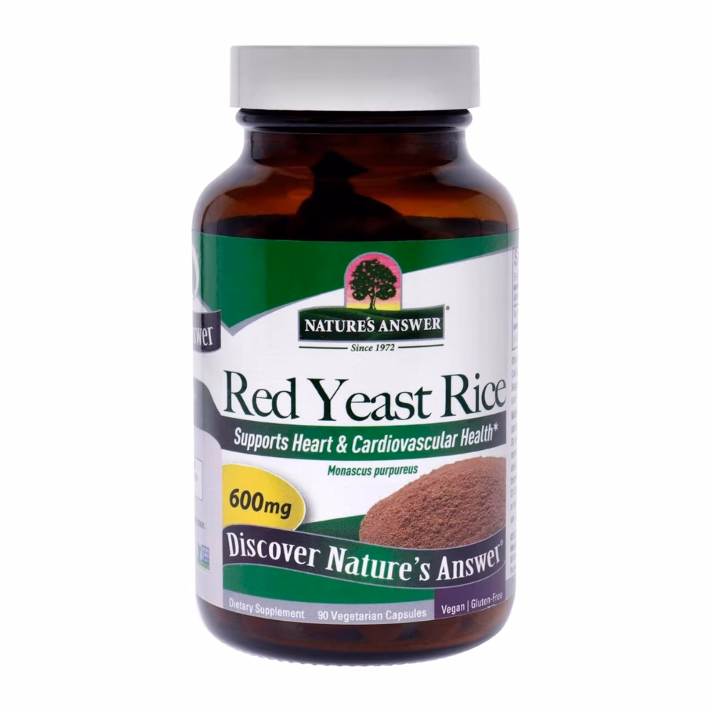 Nature's Answer Red Yeast Rice 600mg 90 Veg Caps 2