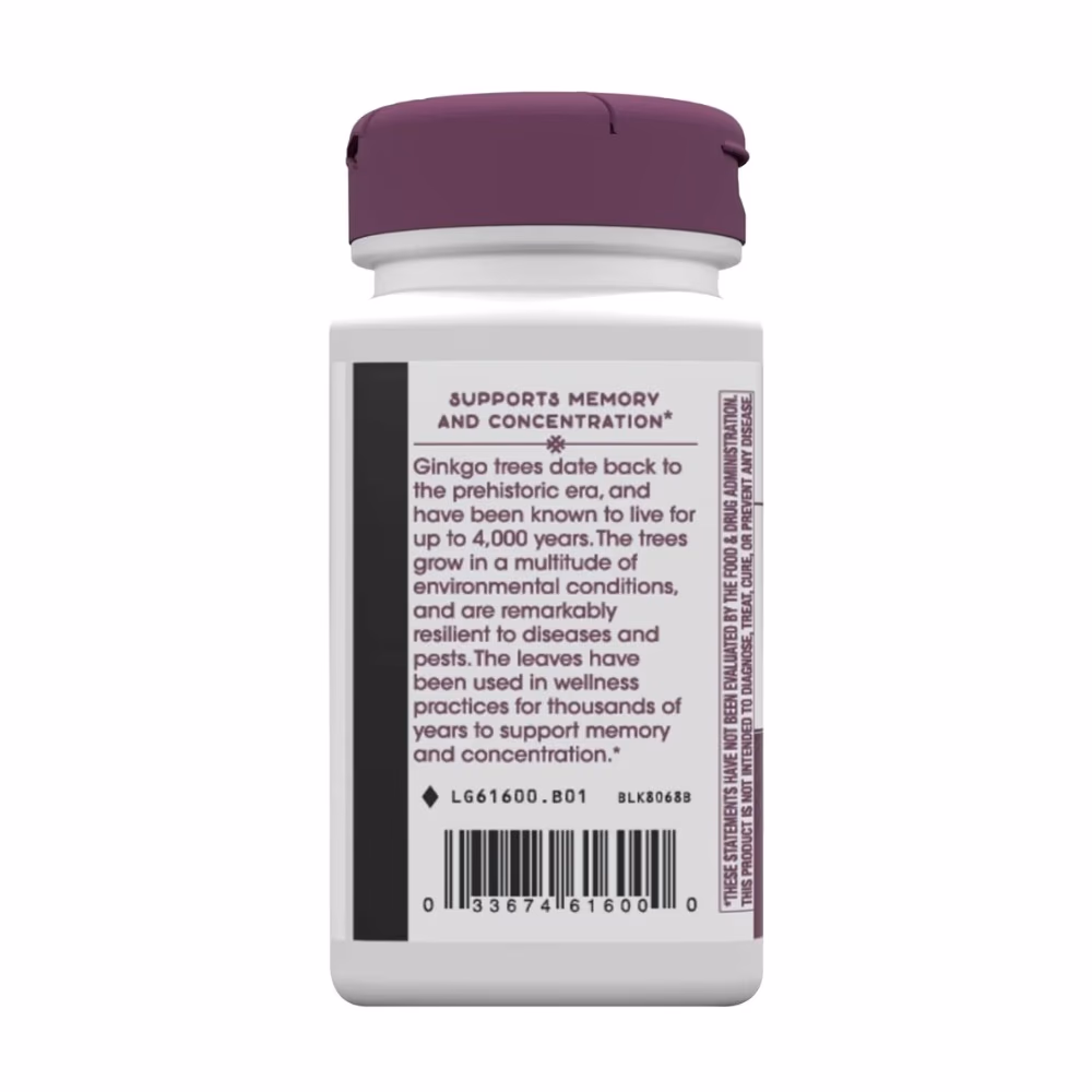 Nature's Way Ginkgo Extract 60 Veg Capsules 2