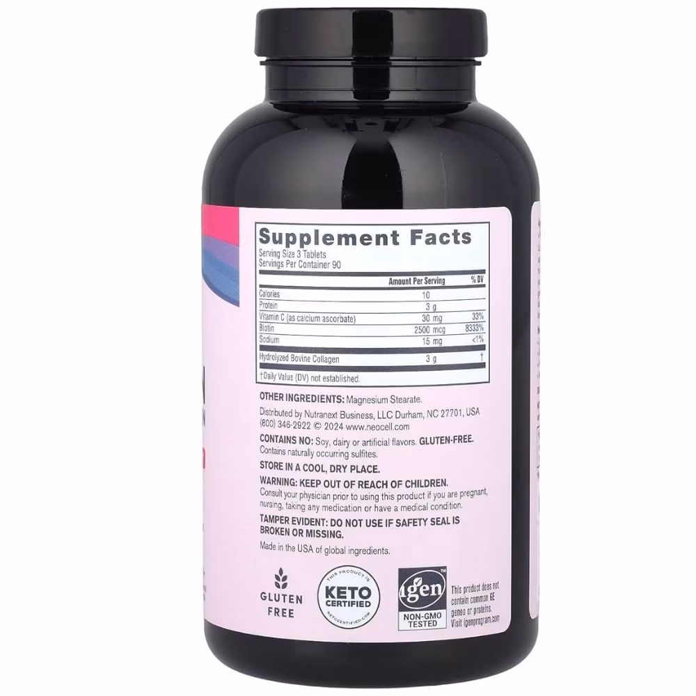 Neocell Super Collagen + Vitamin C & Biotin 270 Tablets 2