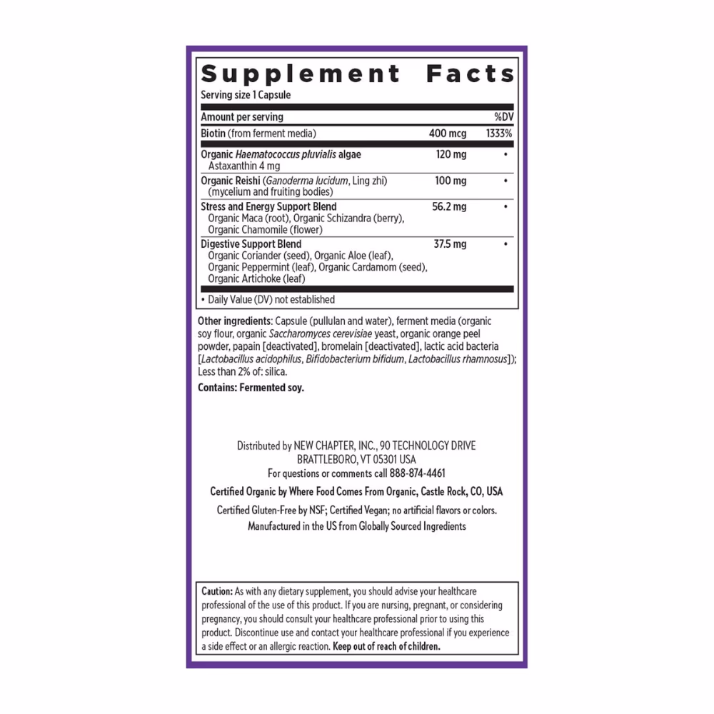 New Chapter Hair, Skin & Nails 60 Veg Capsules 2