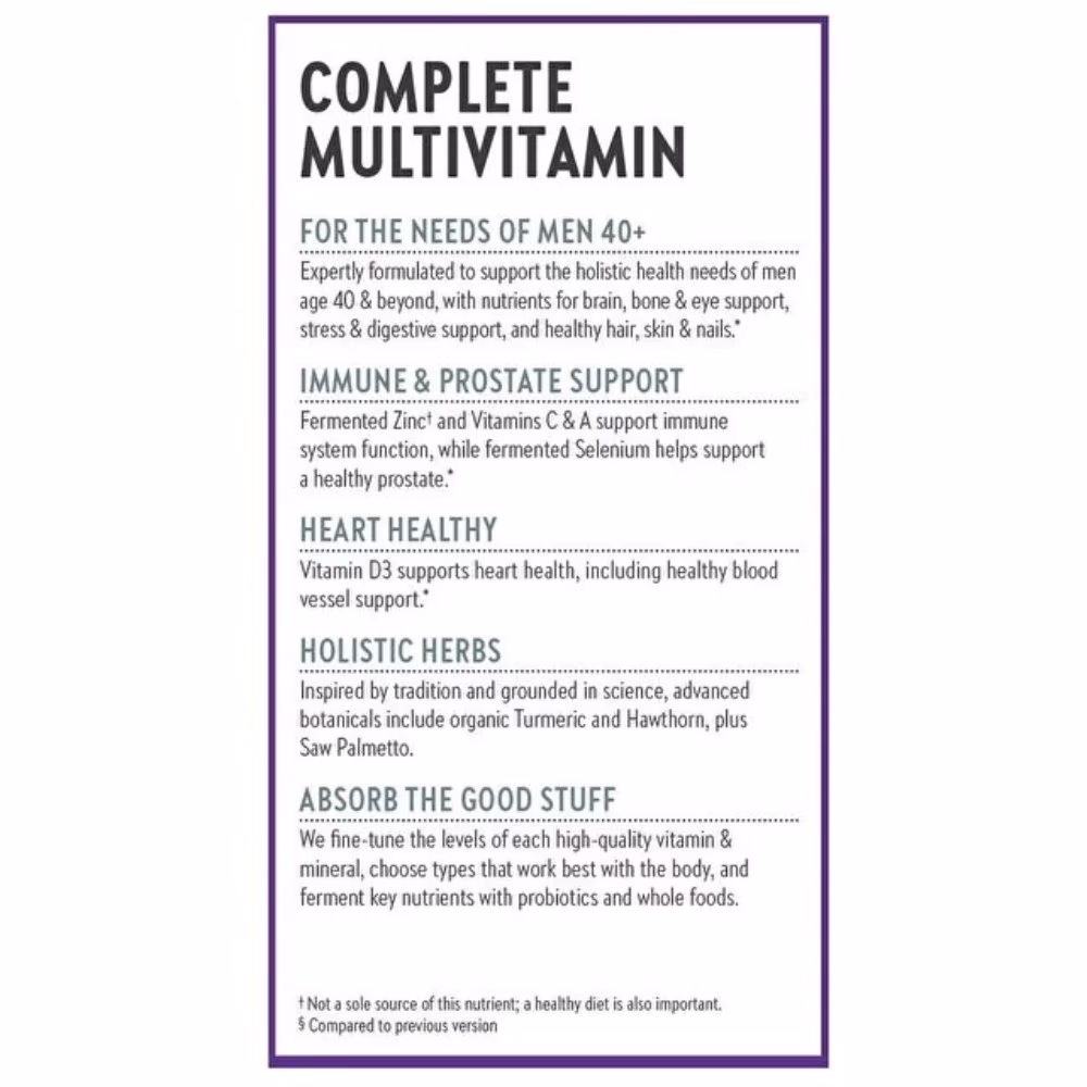 New Chapter 40+ Every Man's Multivitamin 30 Tablets 4