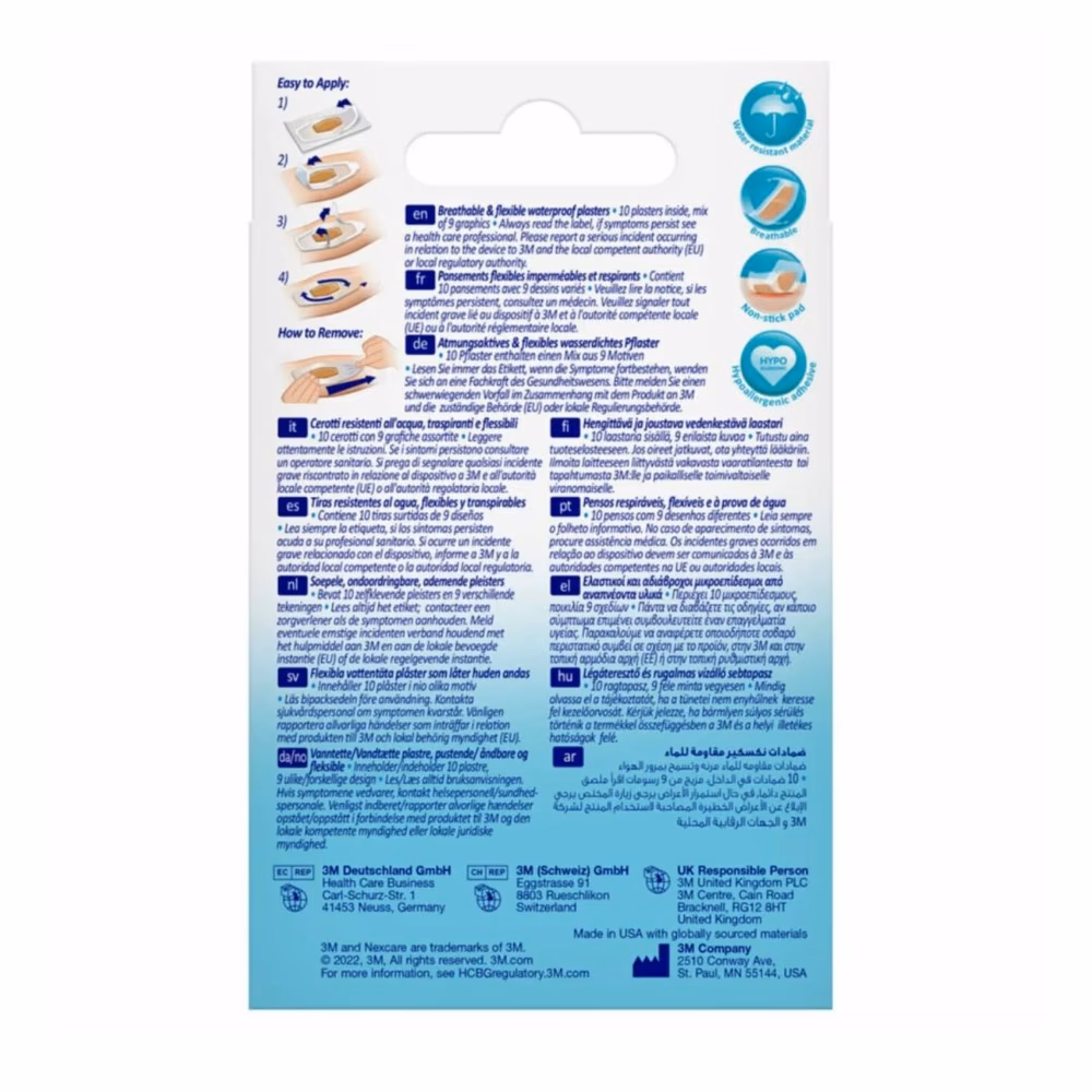 Nexcare Tattoo Emoji Waterproof 10s 2