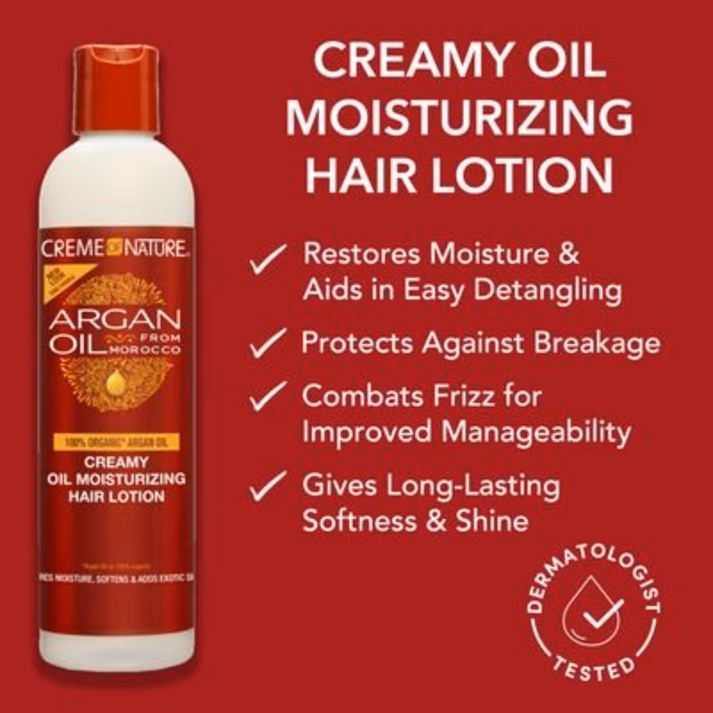 Creme of Nature Argan Oil Moisture Hair Lotion 250ML  3