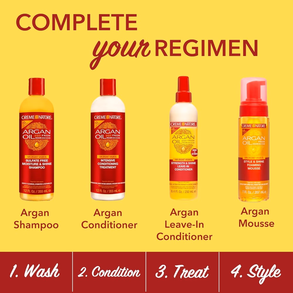 Creme of Nature Argan Oil Moisture Shine Shampoo 354ML 2