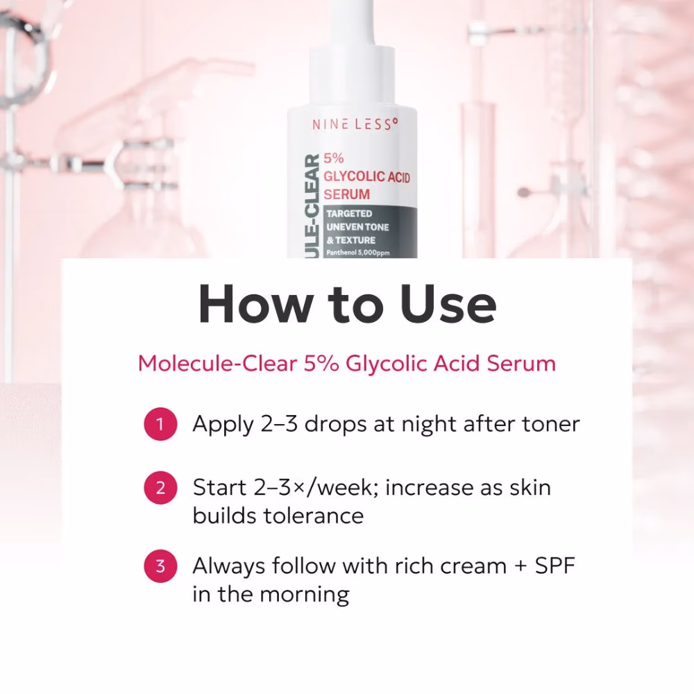 Nineless 5% Glycolic Acid Serum 30 ml 2