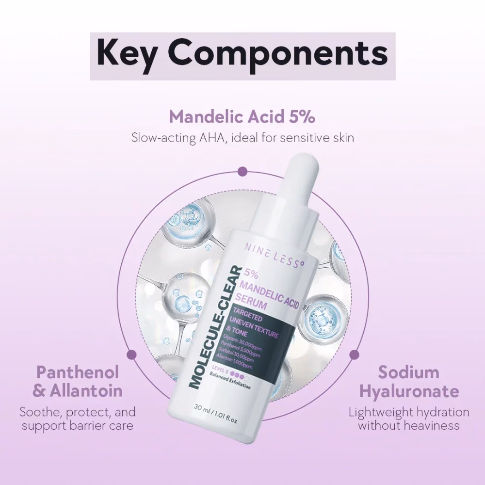 Nineless 5% Mandelic Acid Serum 30 ml 3