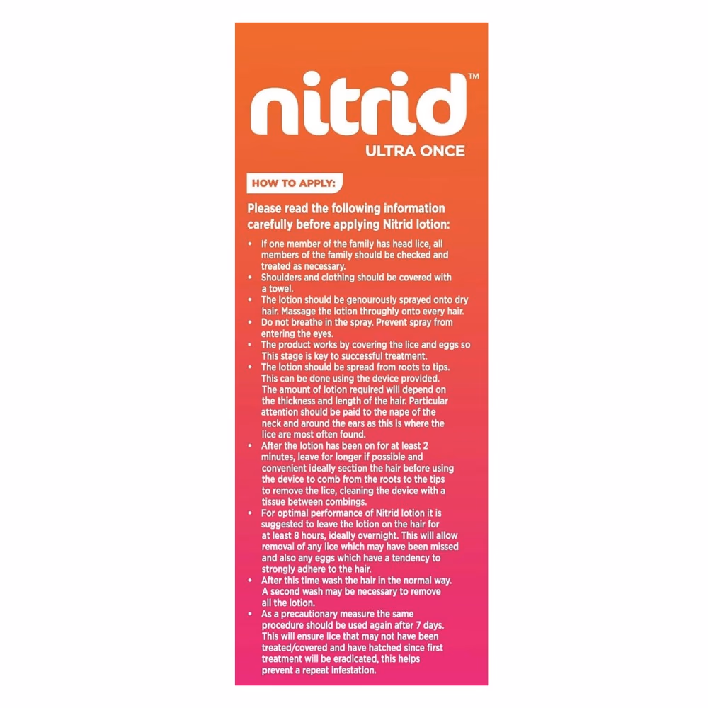 Nitrid  Ultra  Once  Anti Lice  Spray 120 ML 2