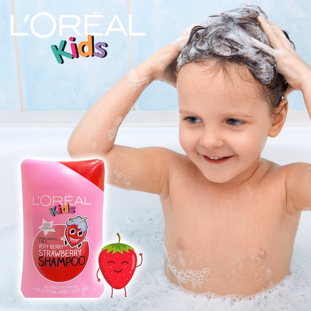 Loreal Kids Shampoo Berry Strawberry 250ml 2
