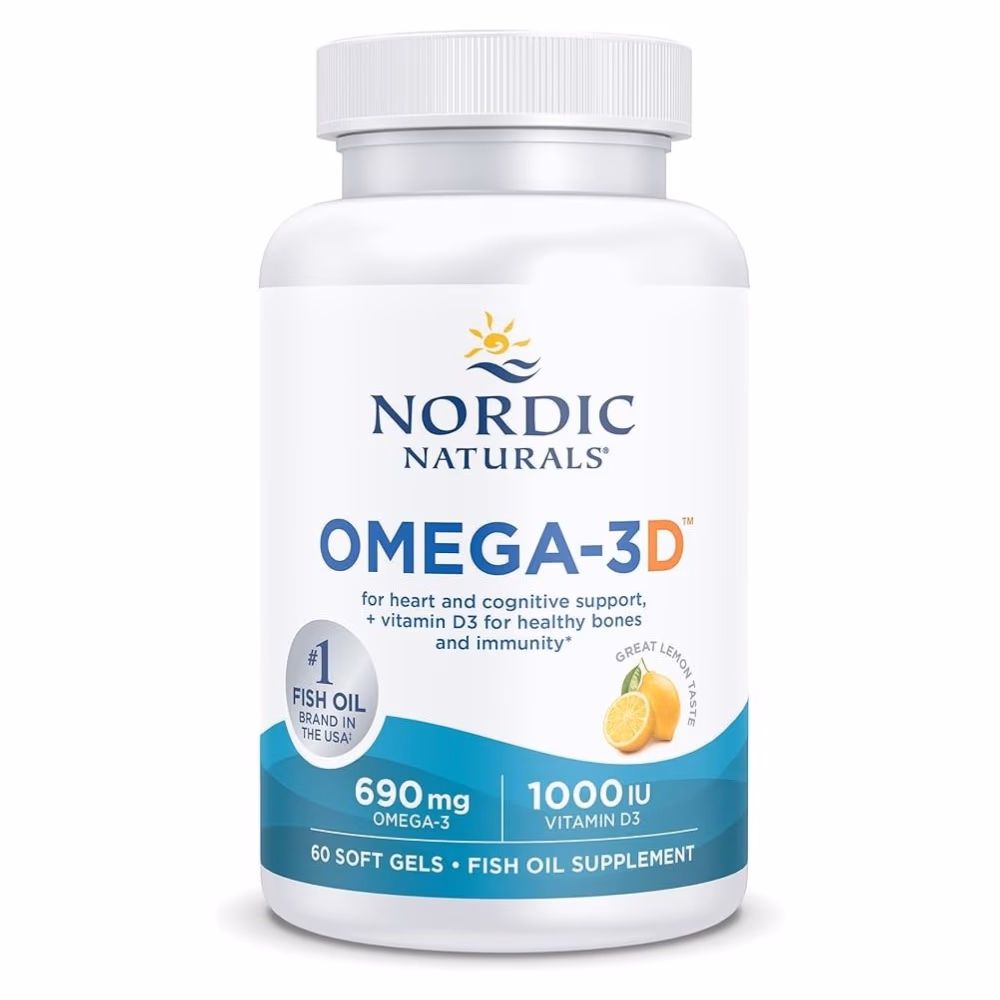 Nordic Omega 3D 60 Softgels 2